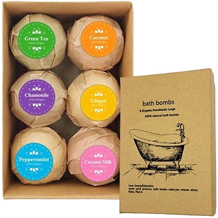 Essential oil Organic bath bombs gift set