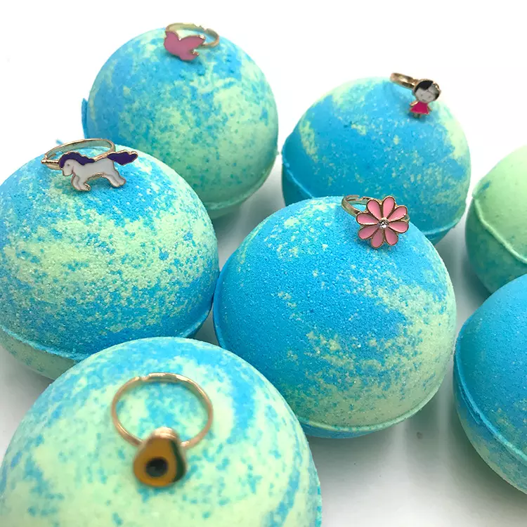 Bubble Bath Bombs With Rings