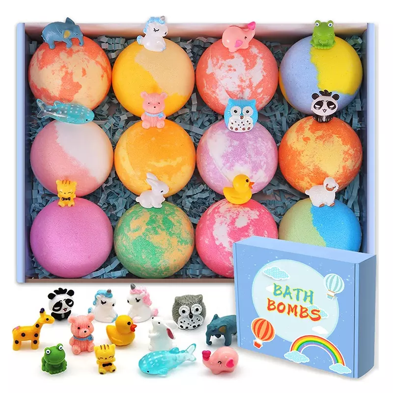 Organic Kids Bath Bomb With Saurprise Toys Inside