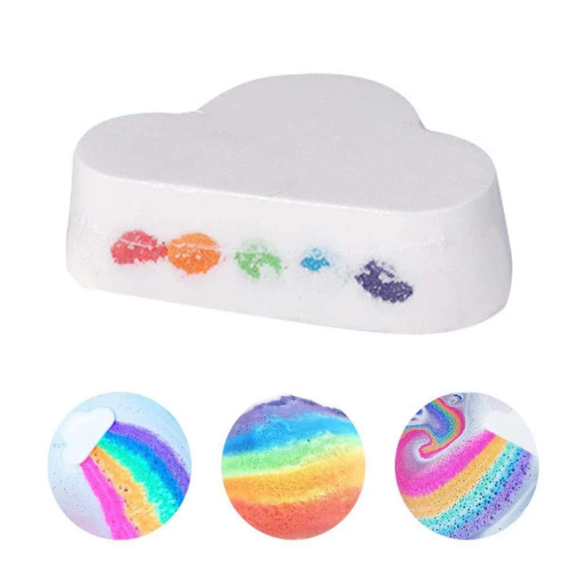 Rainbow Cloud Bath Bomb Colorful Bubble