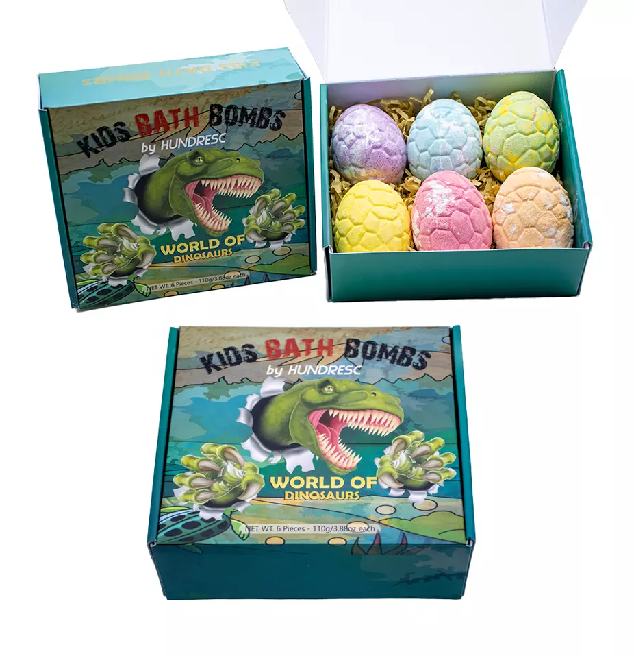 Dinosaur Egg Bath Bombs Gift Set