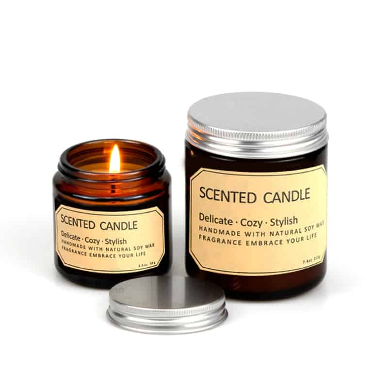 100ml / 250ml Brown Jar Scented Candle