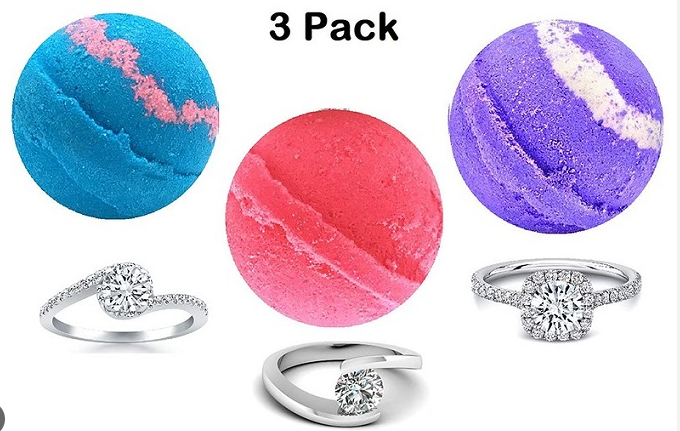 Wholesale Bath Bombs with Jewelry in china
